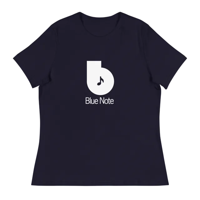 Blue Note T-shirt Femme Logo B gris coton taille M