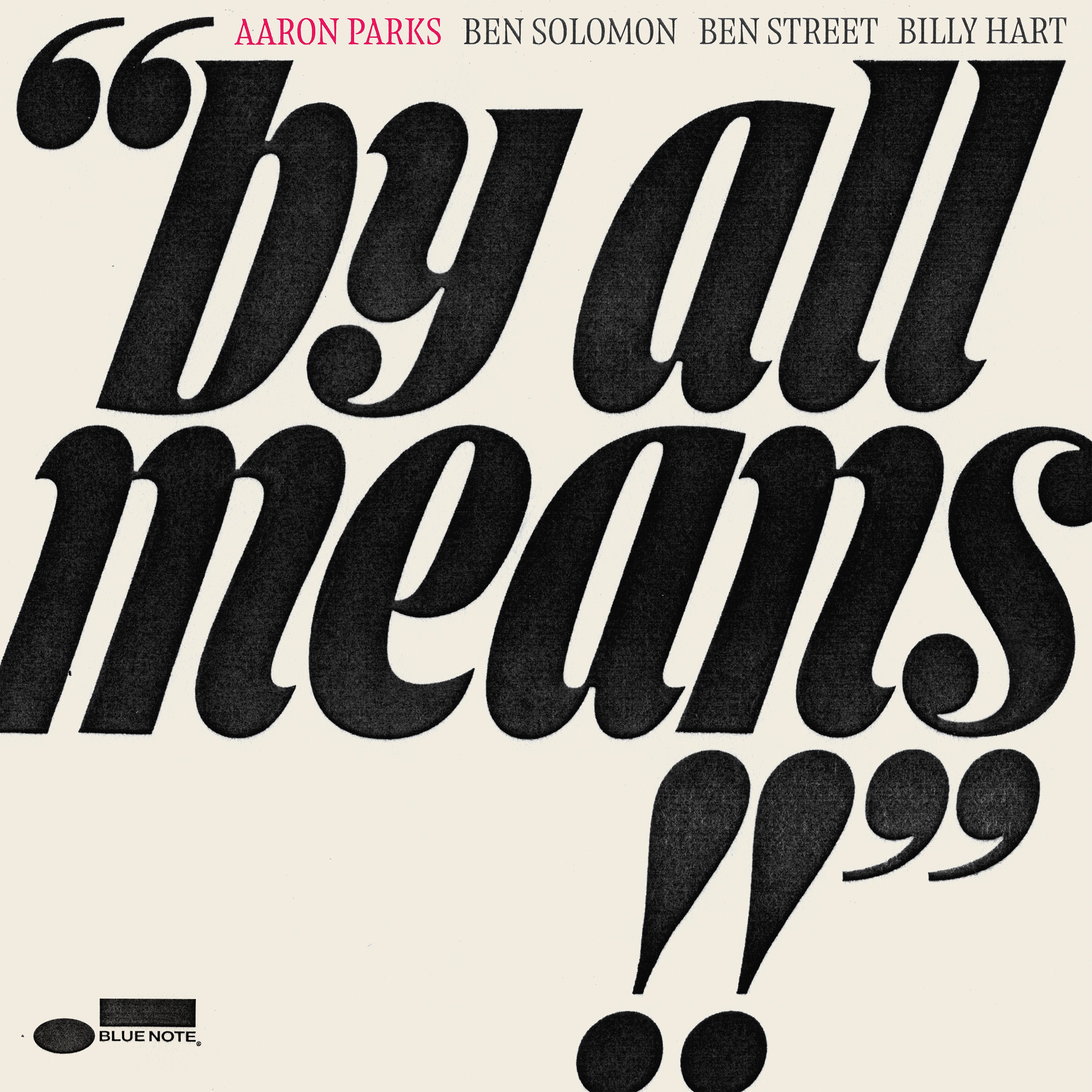 Aaron Parks By All Means CD quartet jazz piano