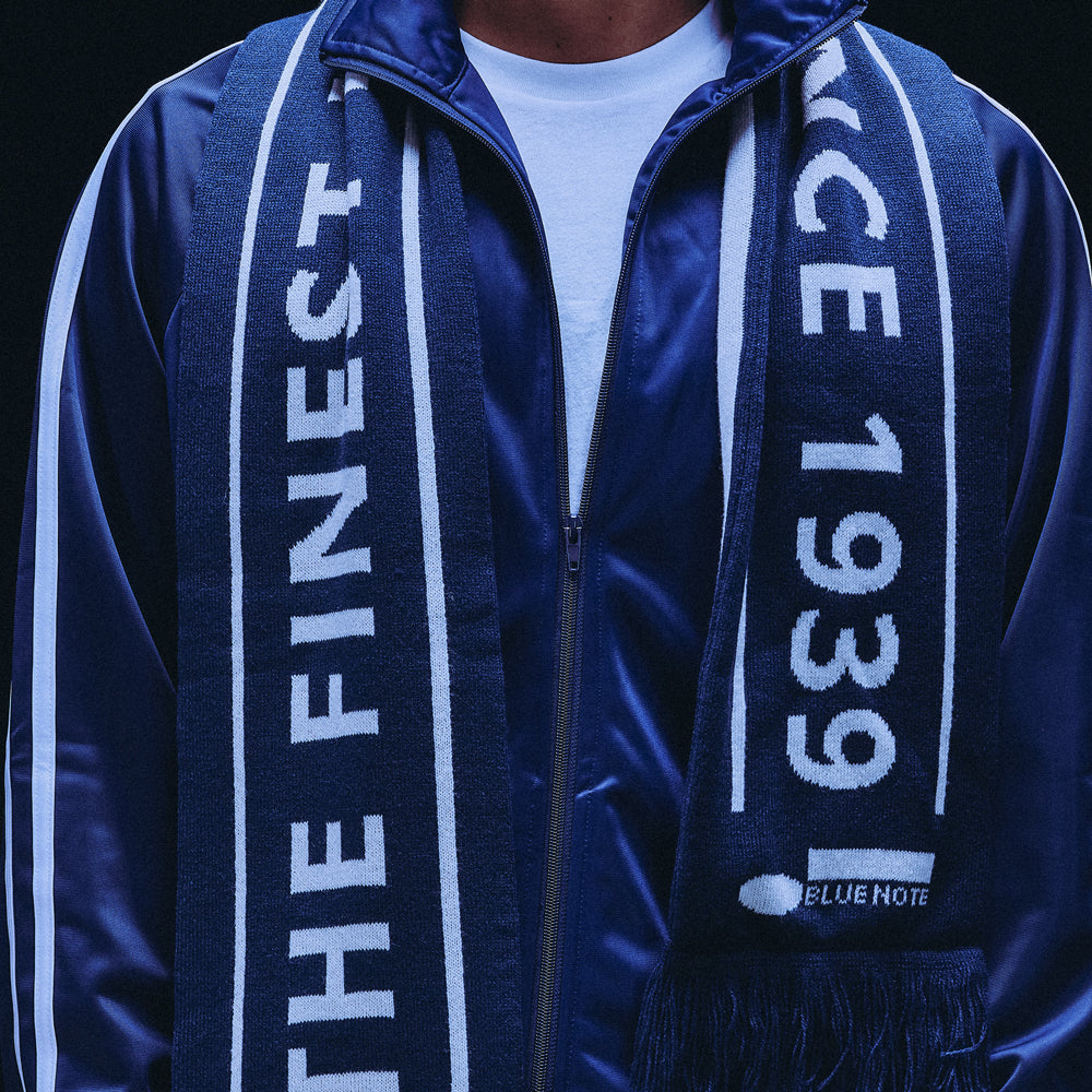 Blue Note Soccer Scarf écharpe supporter bleue acrylique