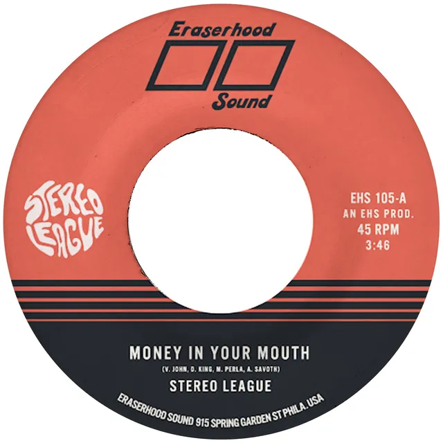 Stereo League Money In Your Mouth vinyle 7" transparent funk soul