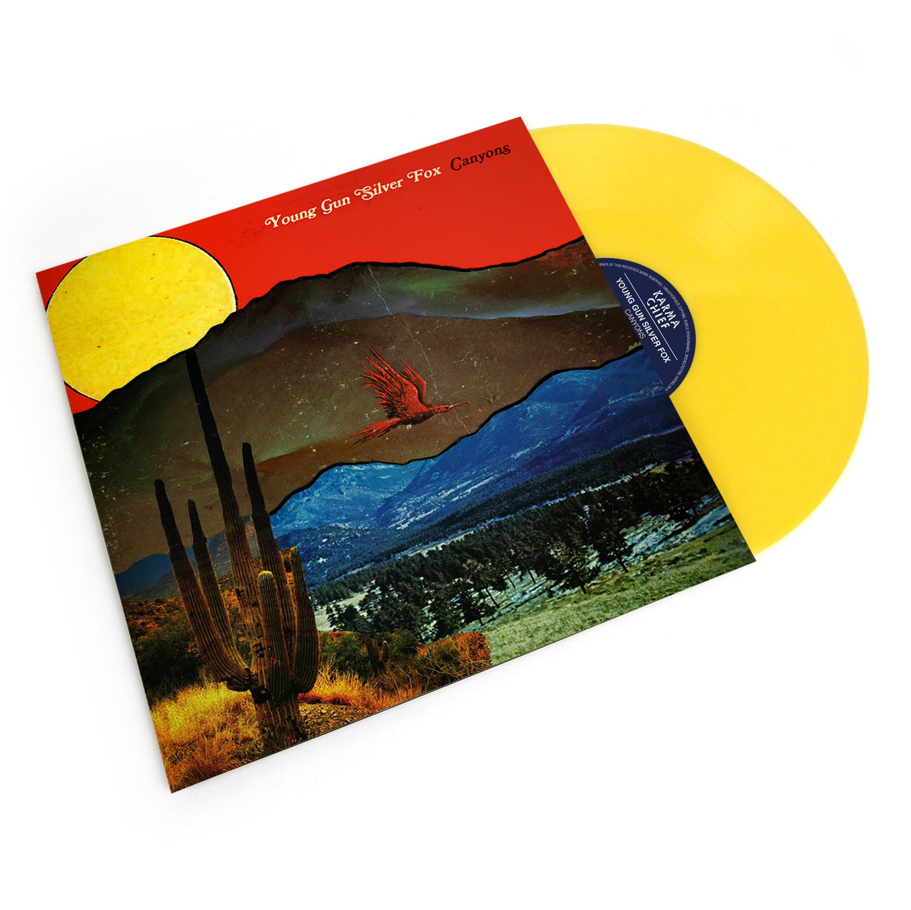 Young Gun Silver Fox Canyons LP vinyle jaune opaque