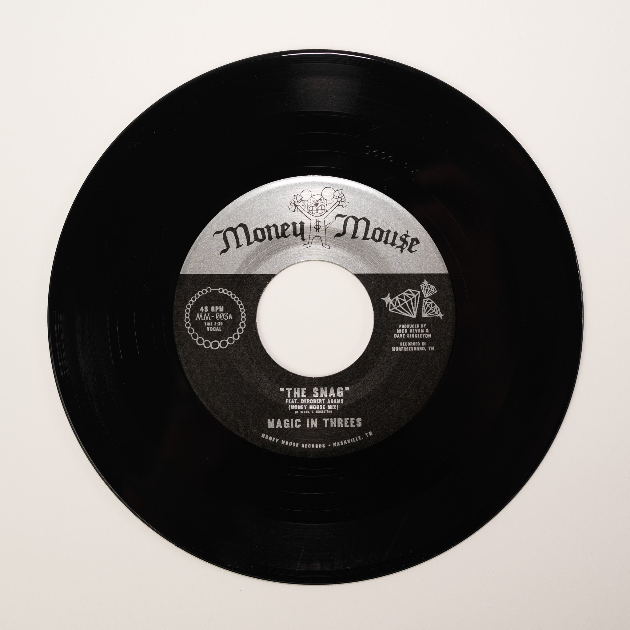 Magic In Threes The Snag vinyle 45T noir