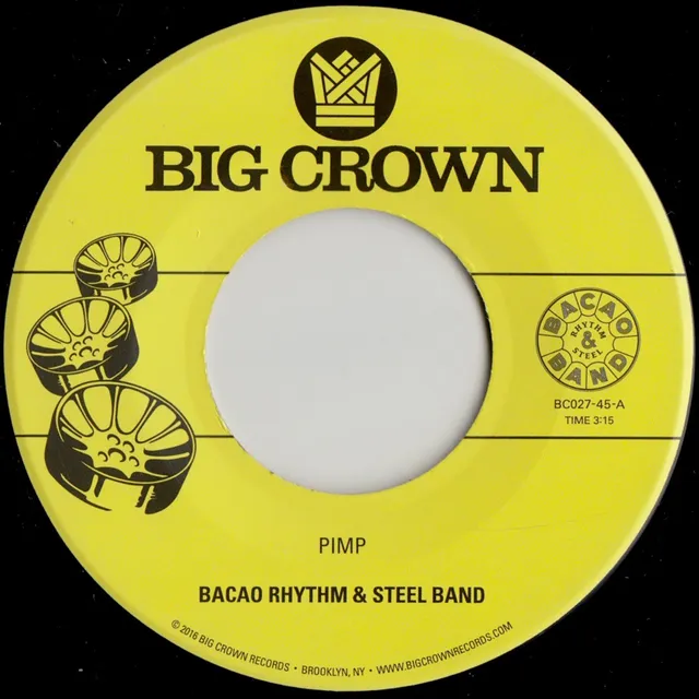 Big Crown Records PIMP b/w Police In Helicopter 45T