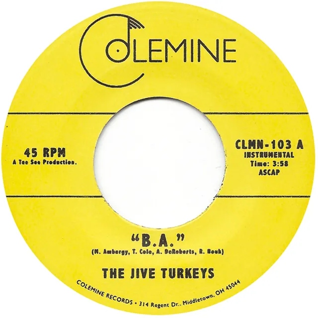 Colemine The Jive Turkeys B.A. 45 tours 7" funk