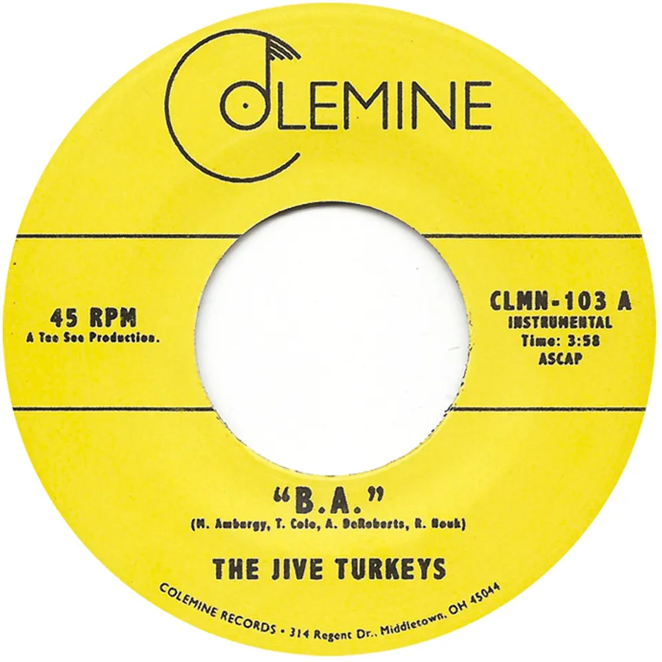 Colemine The Jive Turkeys B.A. 45 tours 7" funk
