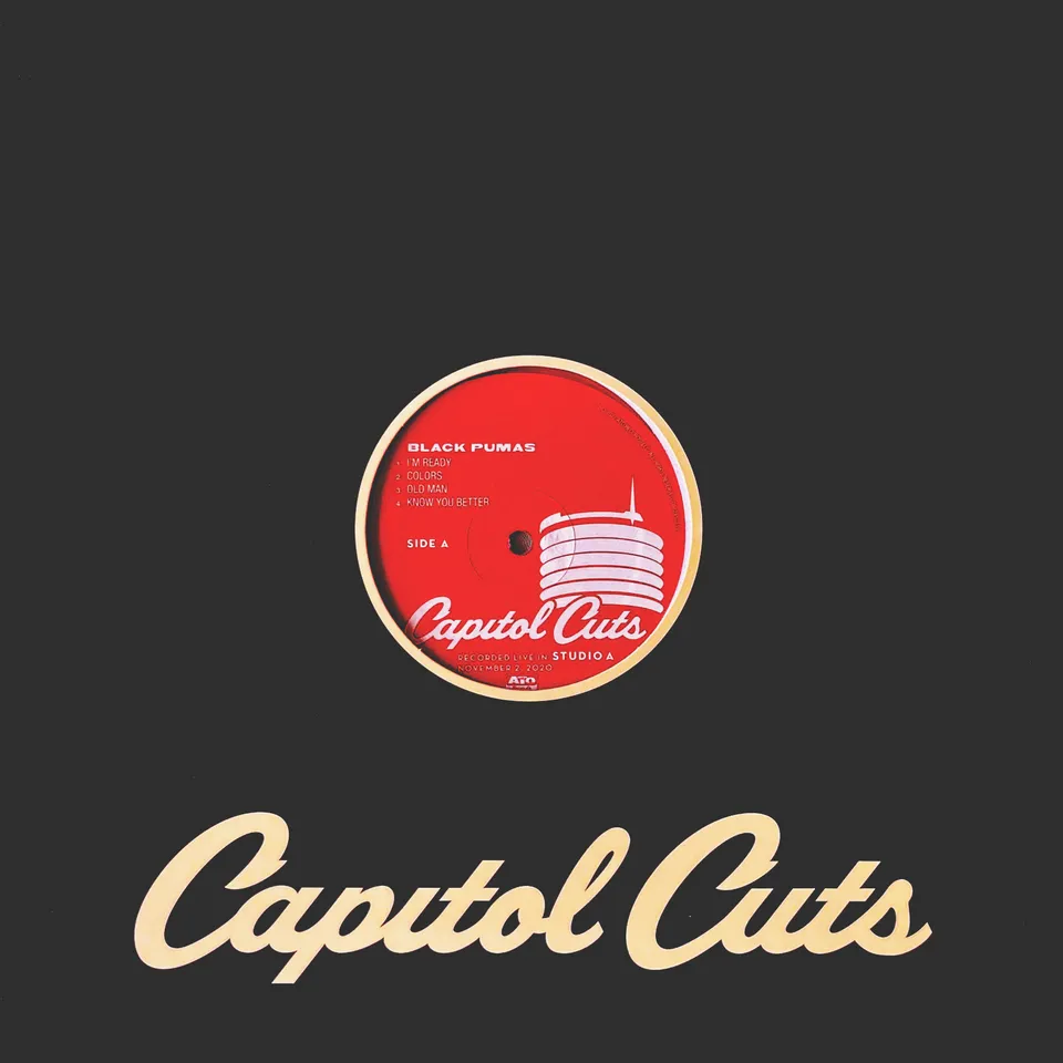 Black Pumas Capitol Cuts vinyle LP rouge live soul