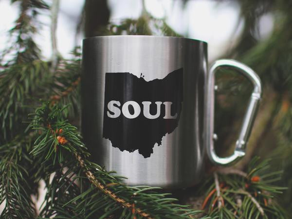 Colemine Ohio Soul Camping Mug aluminium mousqueton
