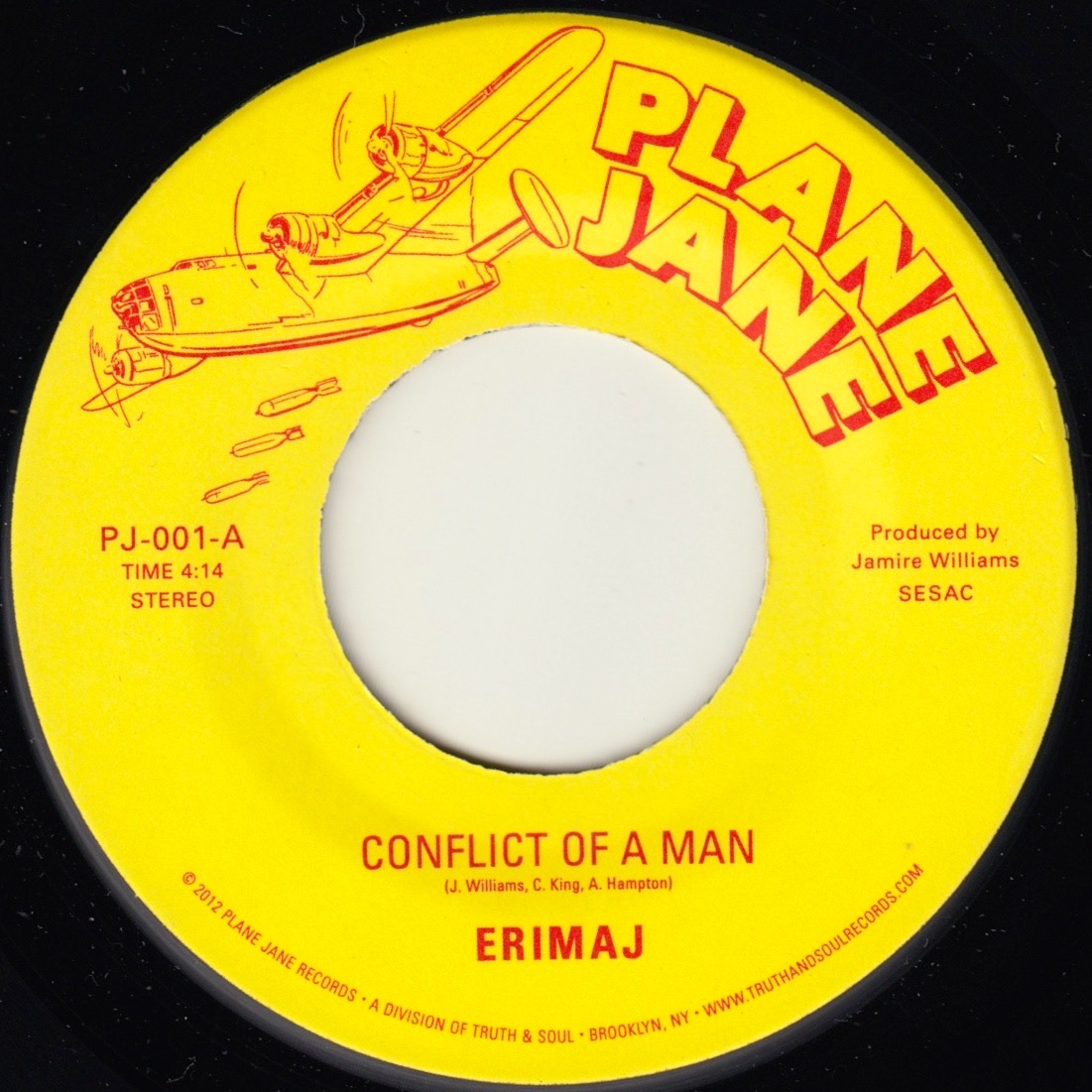 Big Crown Erimaj Conflict Of A Man vinyle 45T soul