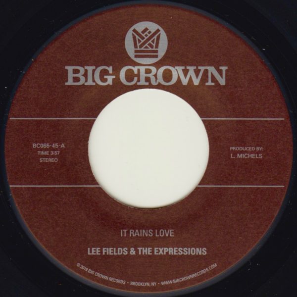 Big Crown It Rains Love Will I Get Off 45 tours soul