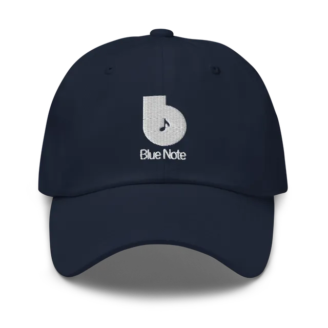 Blue Note B Logo casquette twill blanche brodée