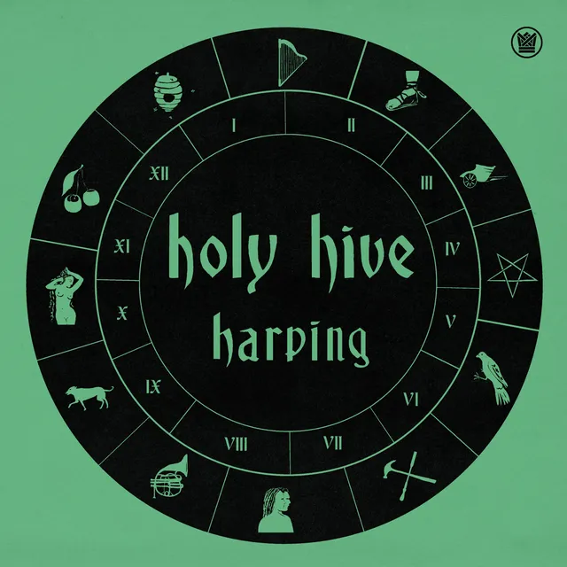 Holy Hive Harping vinyle LP turquoise folk soul