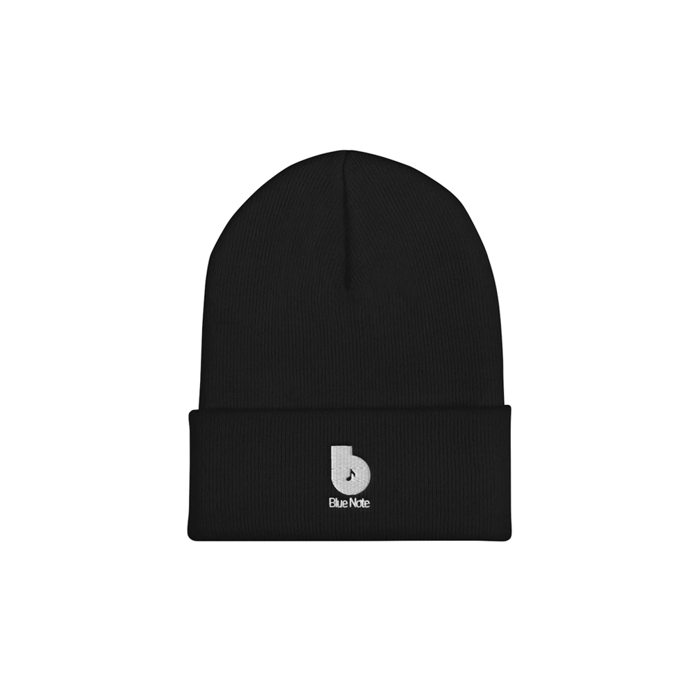 Blue Note B Logo Beanie bonnet noir brodé