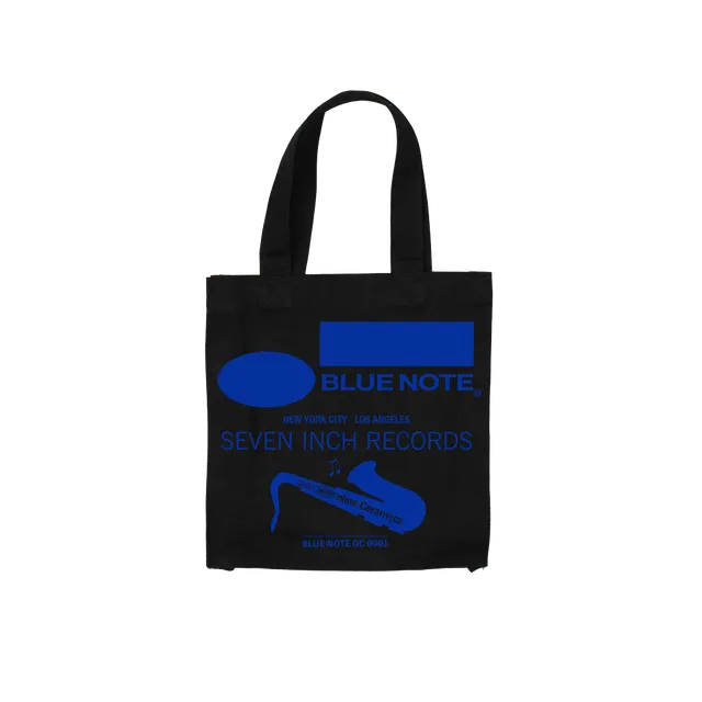 Blue Note Merch Online Ceramics Black 7" Record Tote sac coton