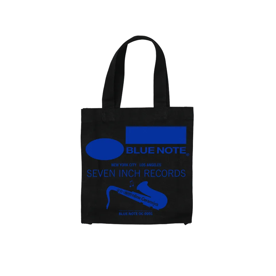 Blue Note Merch Online Ceramics Black 7" Record Tote sac coton