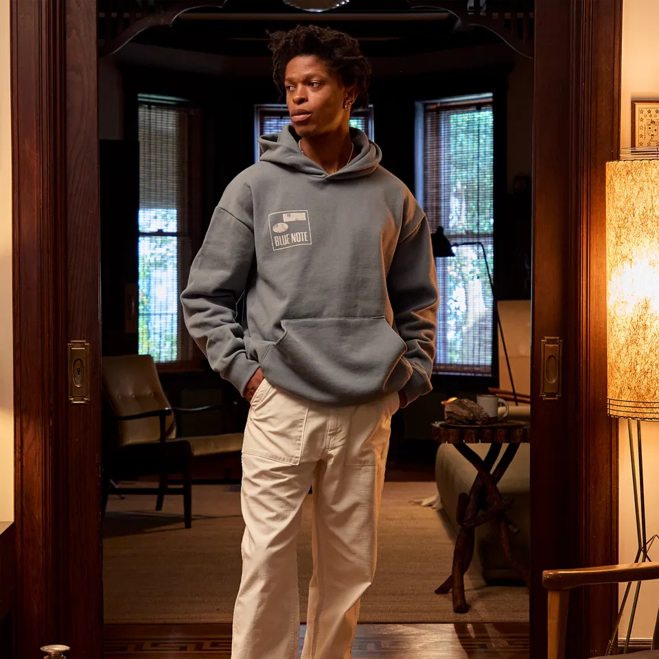 Blue Note A Taste For Everyone hoodie bleu heavyweight