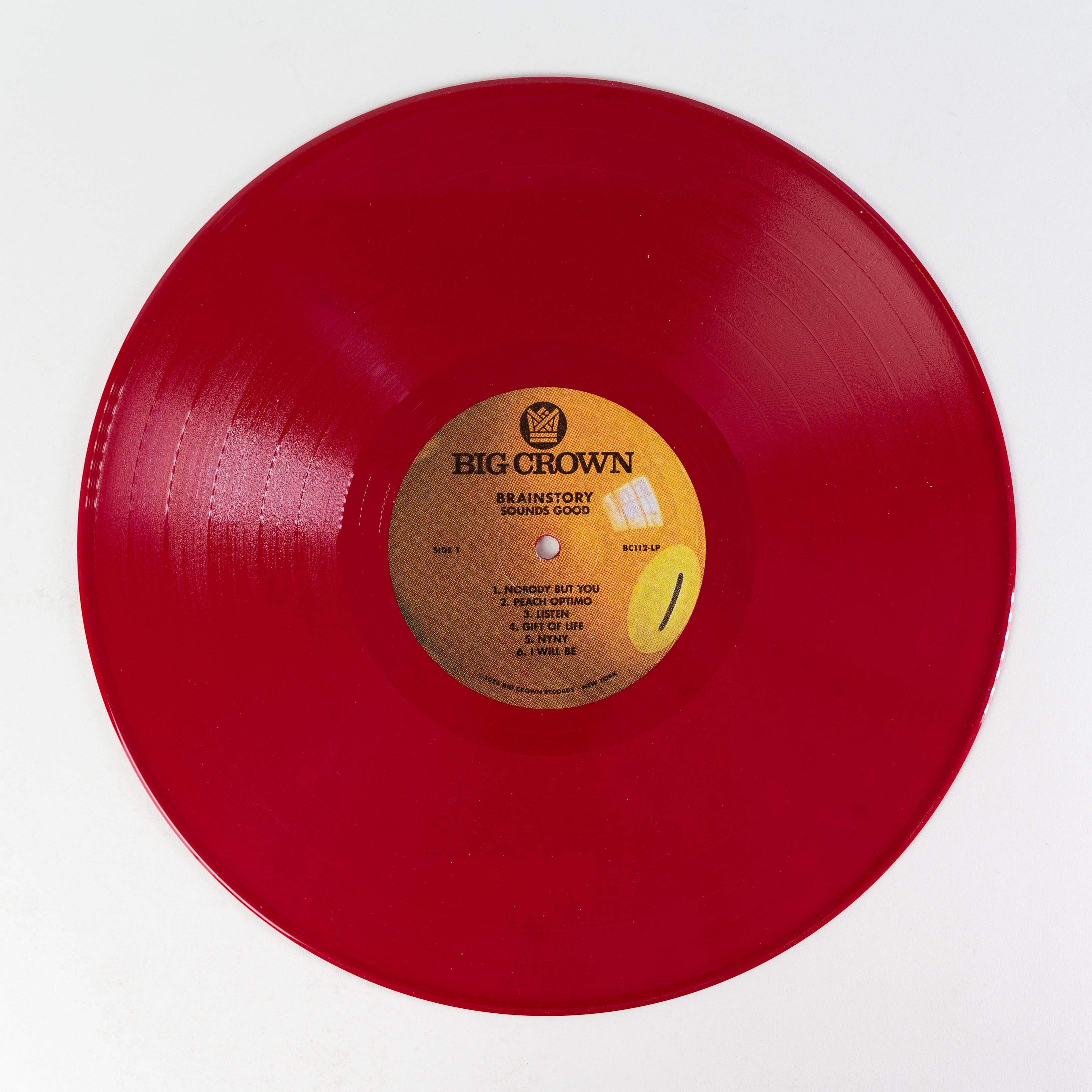 Brainstory Sounds Good vinyle LP rouge Red Felt