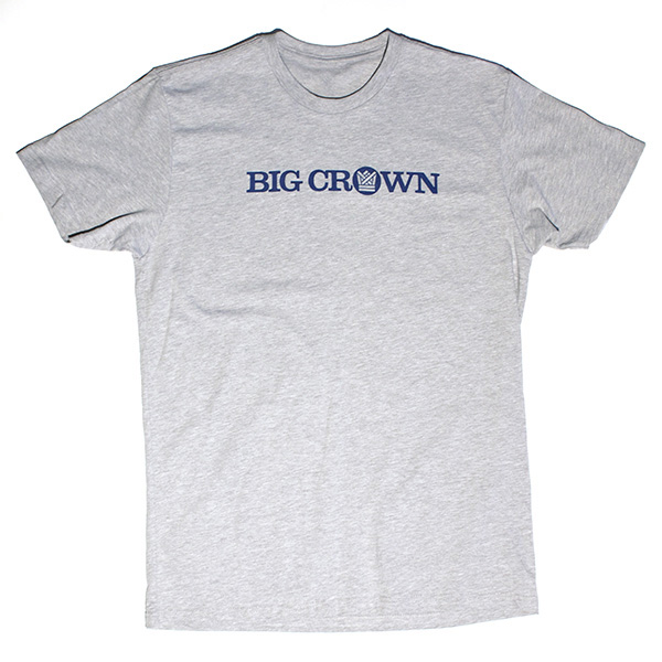 Big Crown Logo T-Shirt gris t-shirt coton BCR