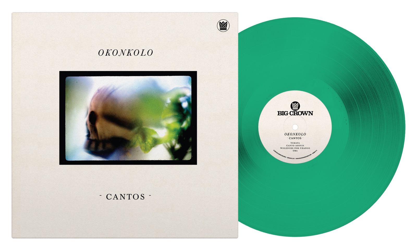 Okonkolo Cantos vinyle LP percussions yoruba