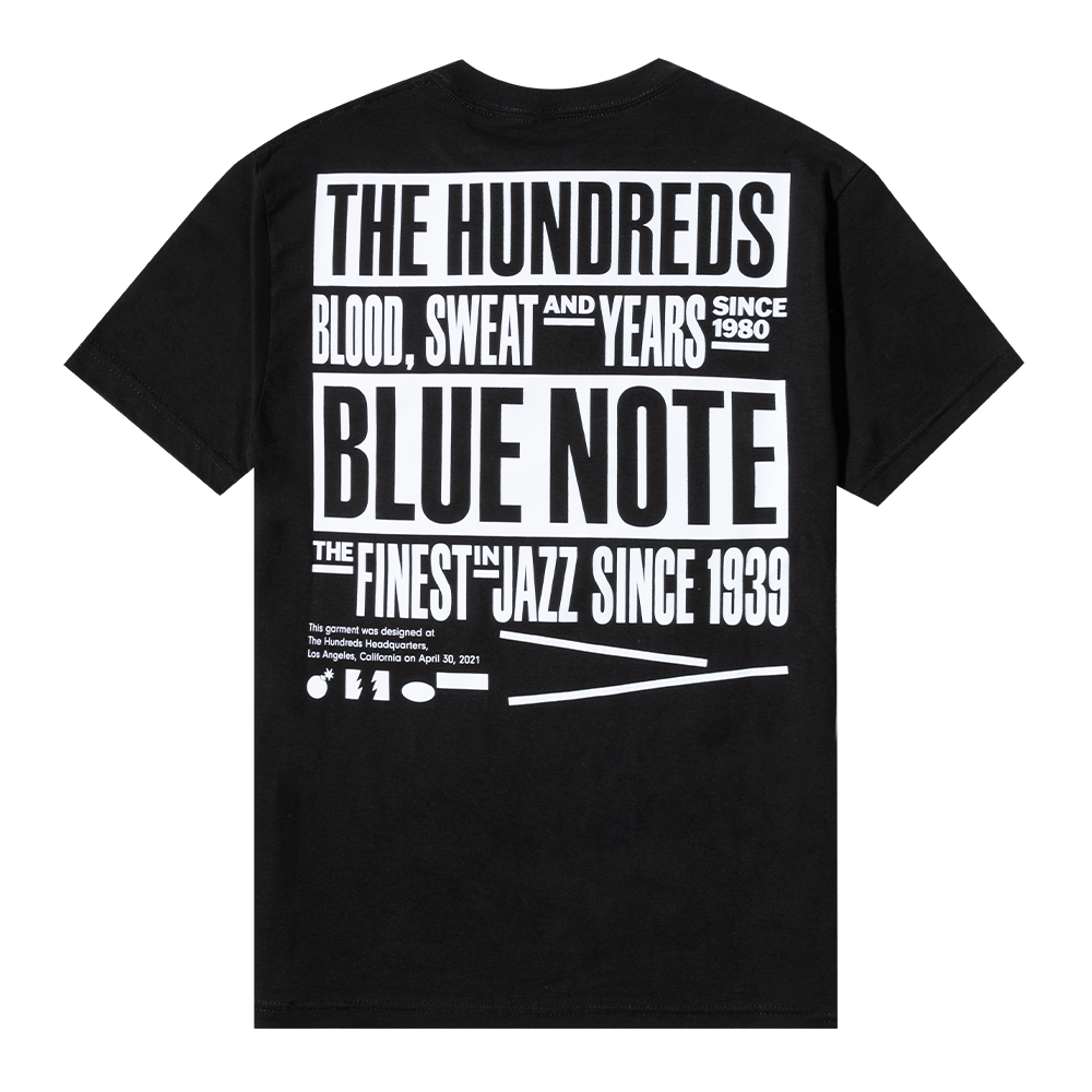 Blue Note Finest T-shirt coton noir logo brodé