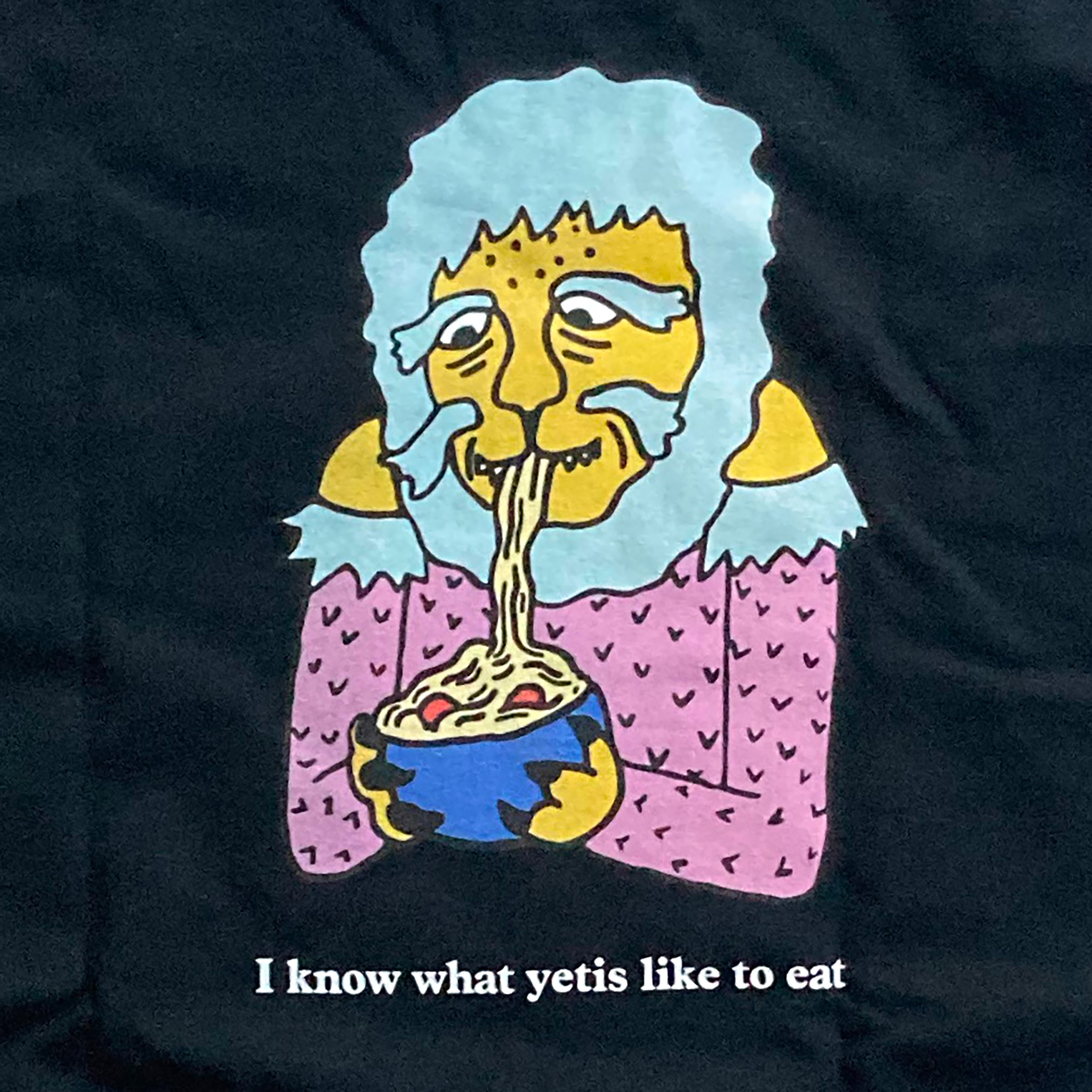 Big Crown Records Yeti Spaghetti Shirt T-Shirt noir