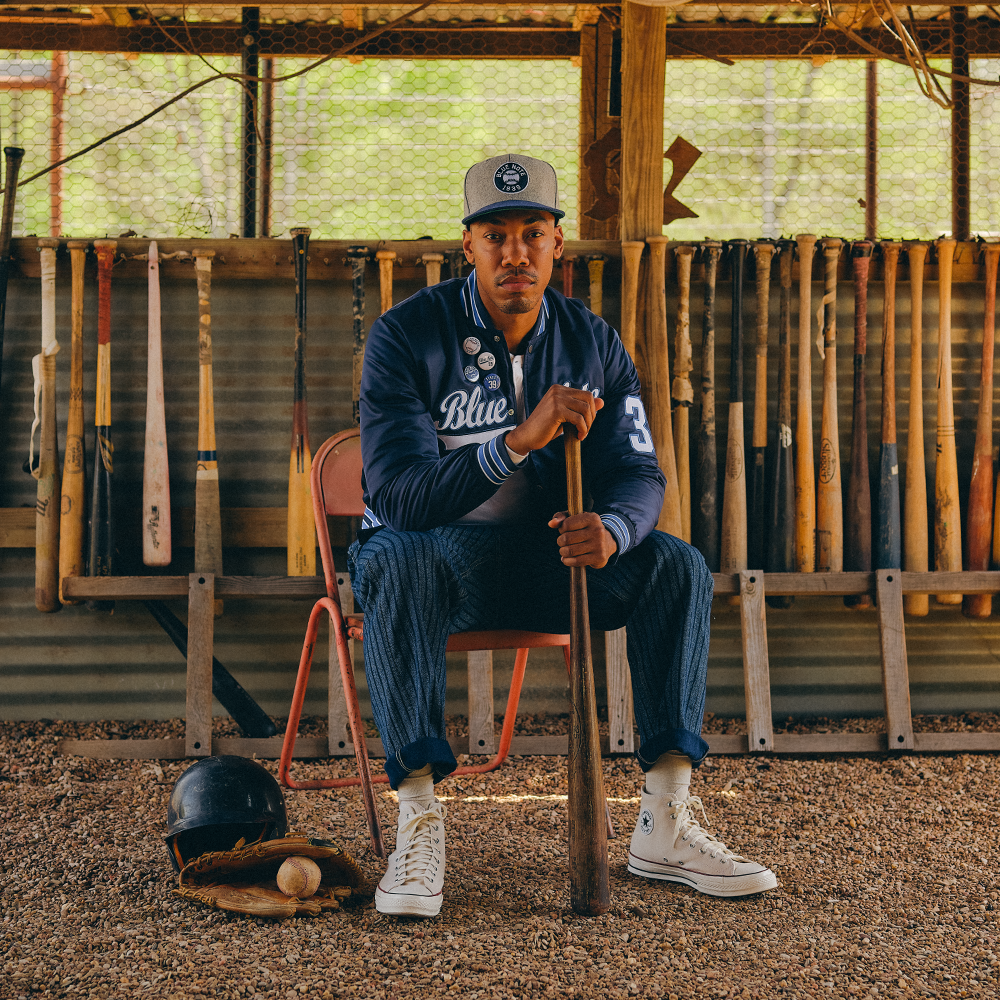 Blue Note Baseball Dugout veste nylon matelassée