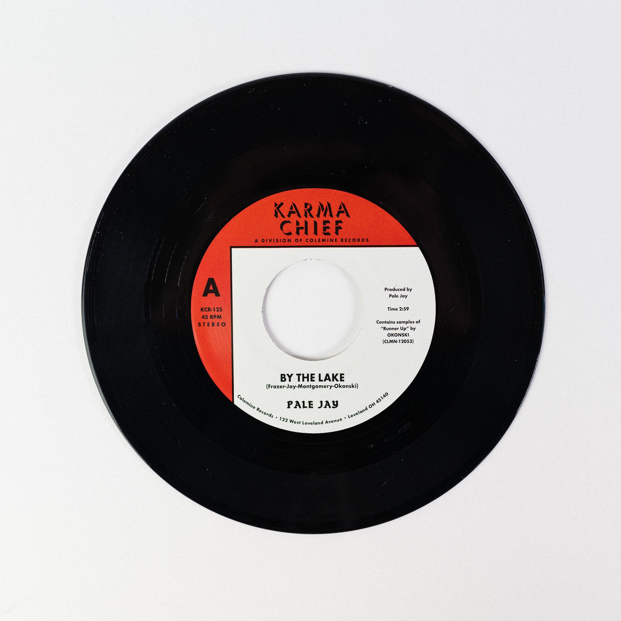 Karma Chief Pale Jay By The Lake 45T neo-soul bleu