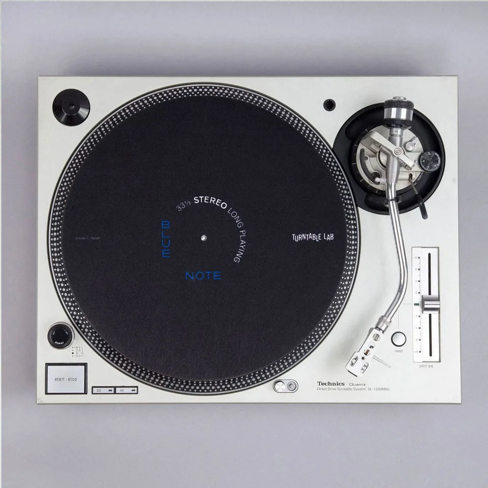 Blue Note x Turntable Lab couvre-plateau feutre noir