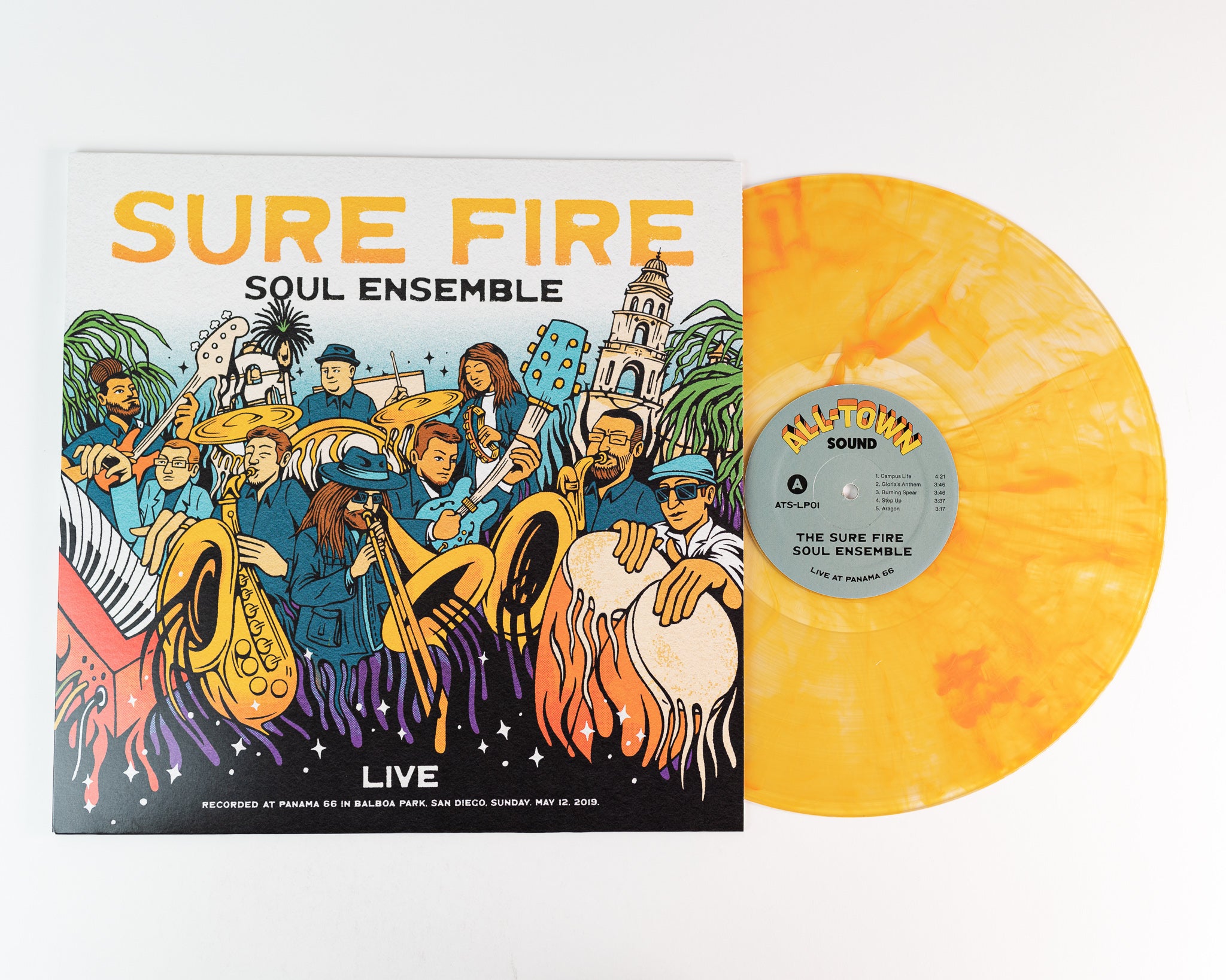The Sure Fire Soul Ensemble – Live at Panama 66 LP orange