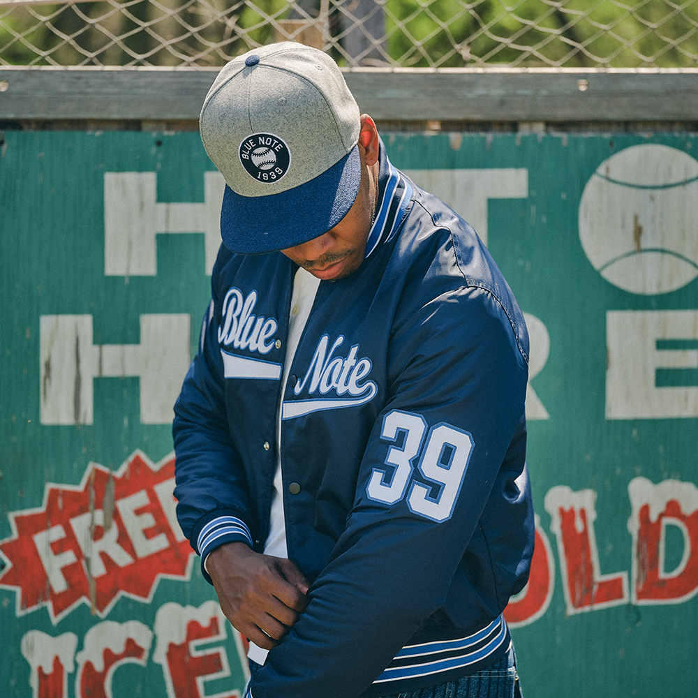 Blue Note Baseball Dugout veste nylon matelassée