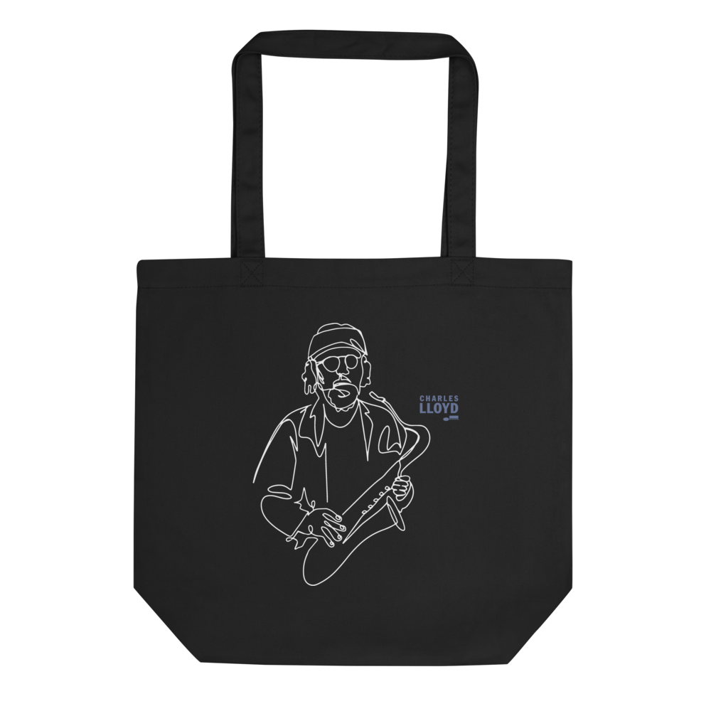 Blue Note Charles Lloyd tote bag sac toile coton bio noir