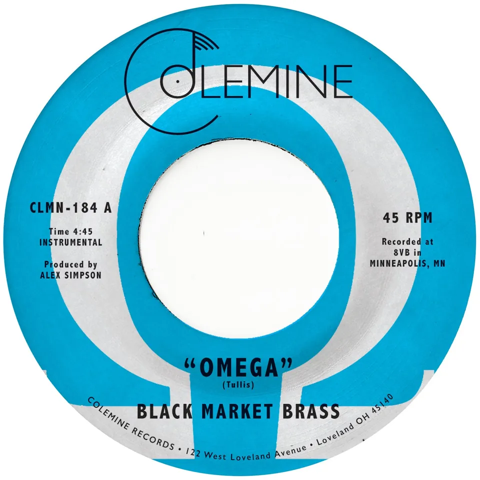 Black Market Brass Omega 45 tours vinyle couleur afrobeat