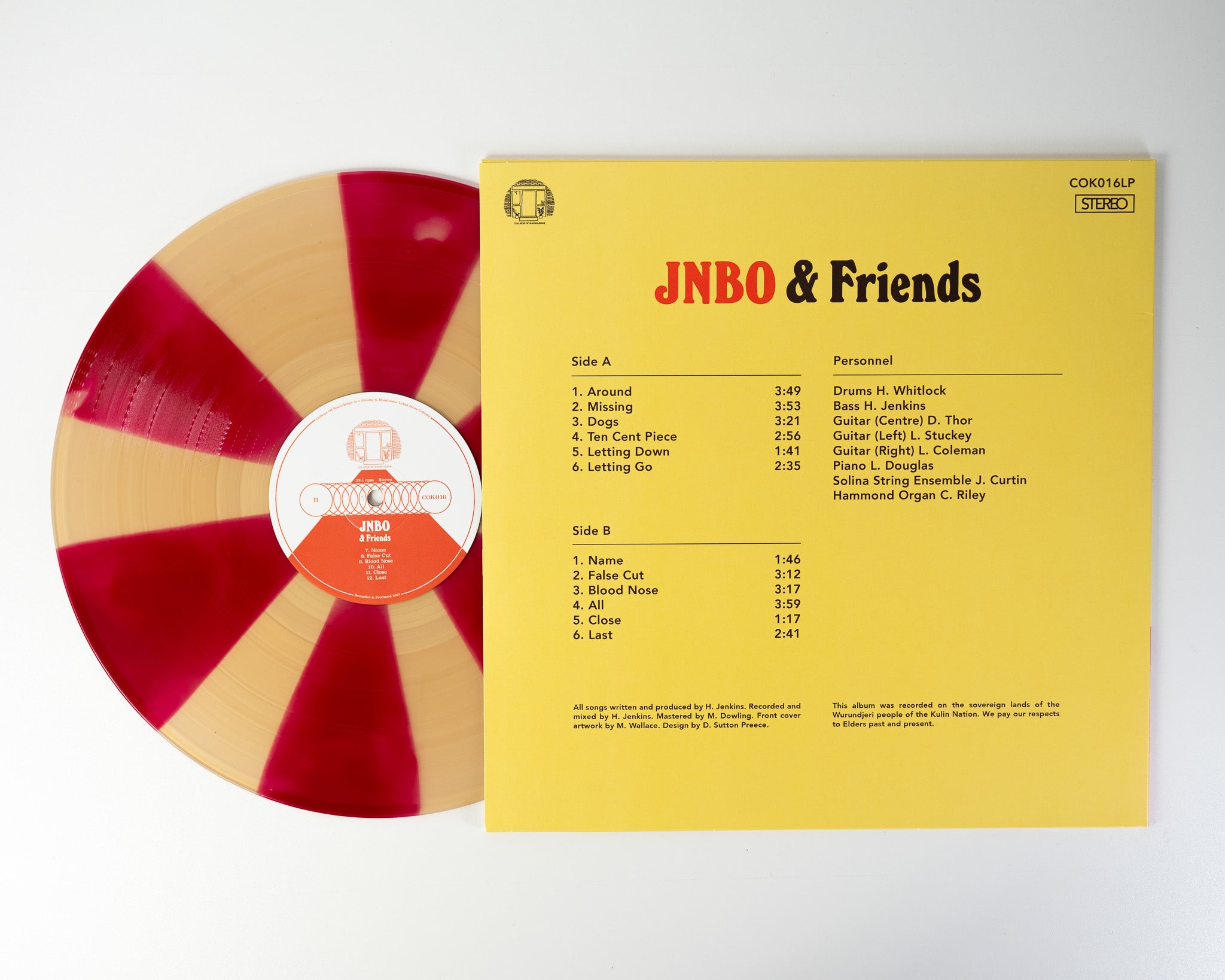 Jnbo & Friends LP vinyle noir soul cinématique
