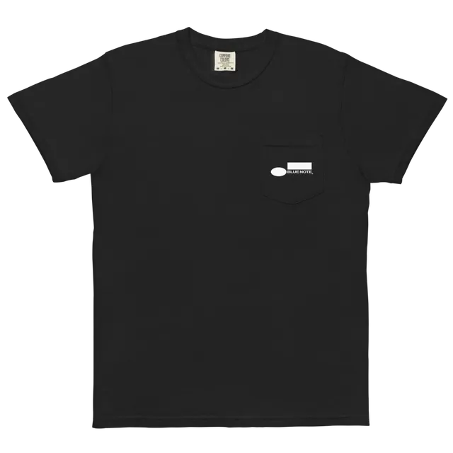 Blue Note Classic Logo Pocket T-Shirt unisexe blanc coton