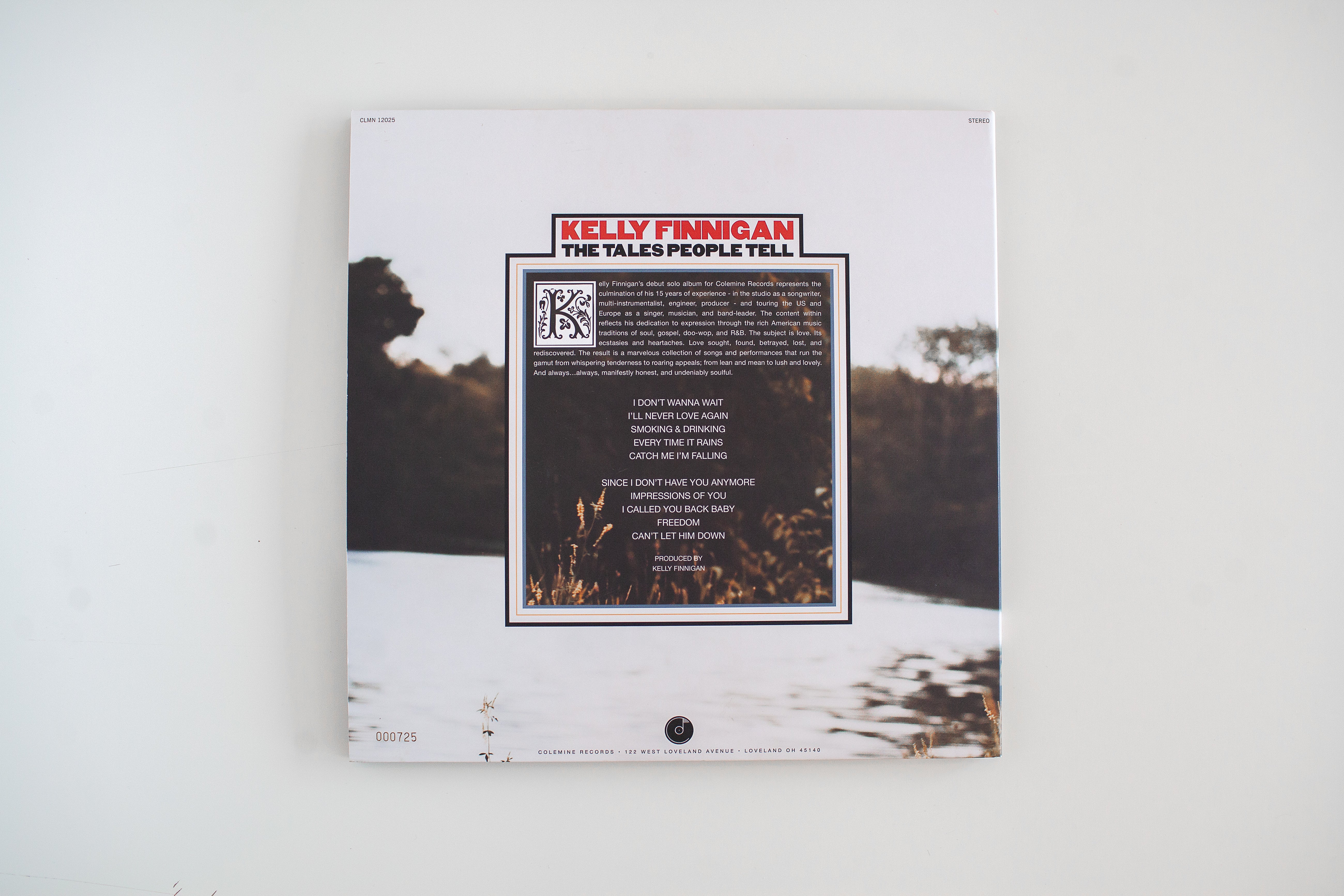 Kelly Finnigan Tales People Tell vinyle LP soul