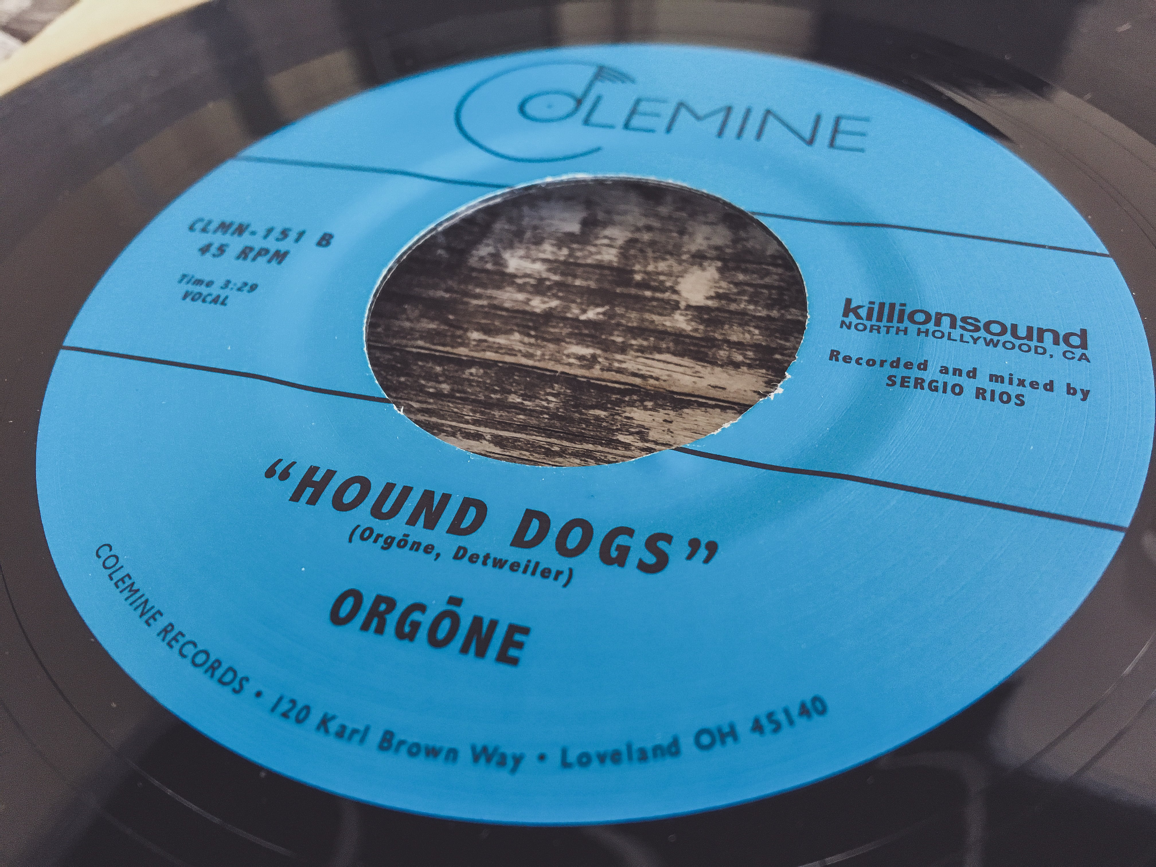 Orgone Big Day 45 tours vinyle noir funk