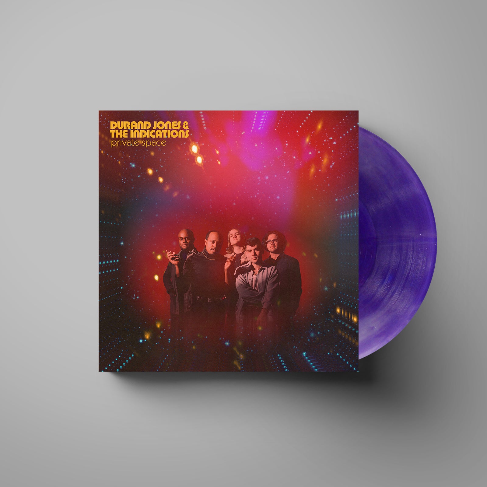Durand Jones Private Space LP vinyle rouge nebula