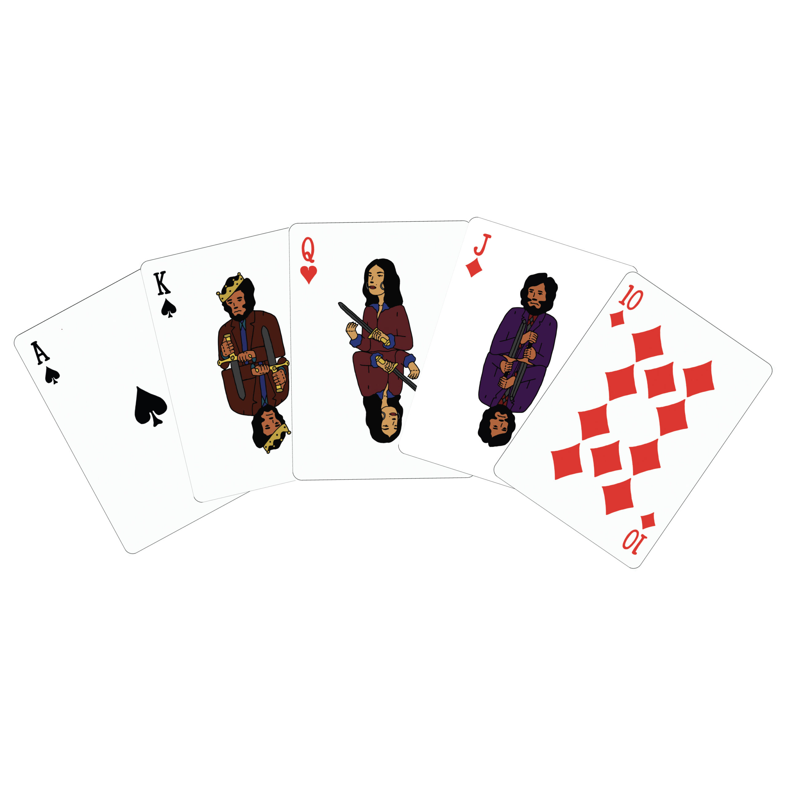 Big Crown x El Oms jeu de cartes poker collector 52 cartes limité
