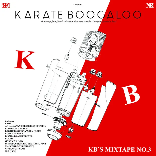Karate Boogaloo Mixtape #3 album vinyle LP funk cinématique