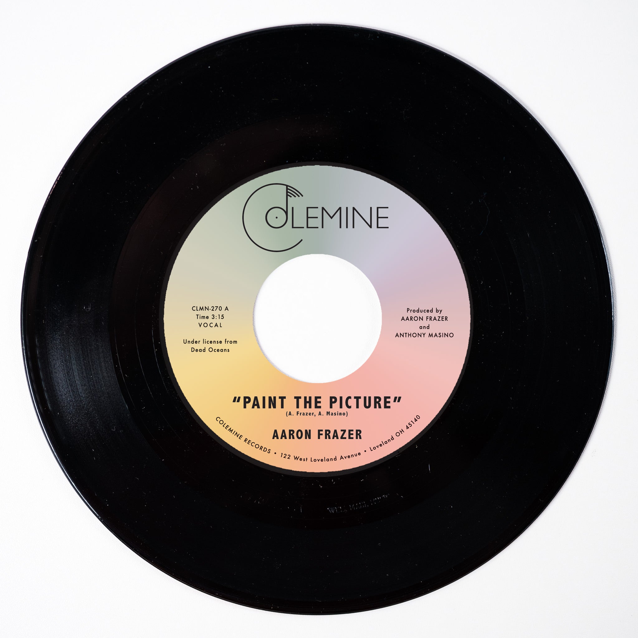 Aaron Frazer Paint The Picture 45T vinyle bubblegum mix