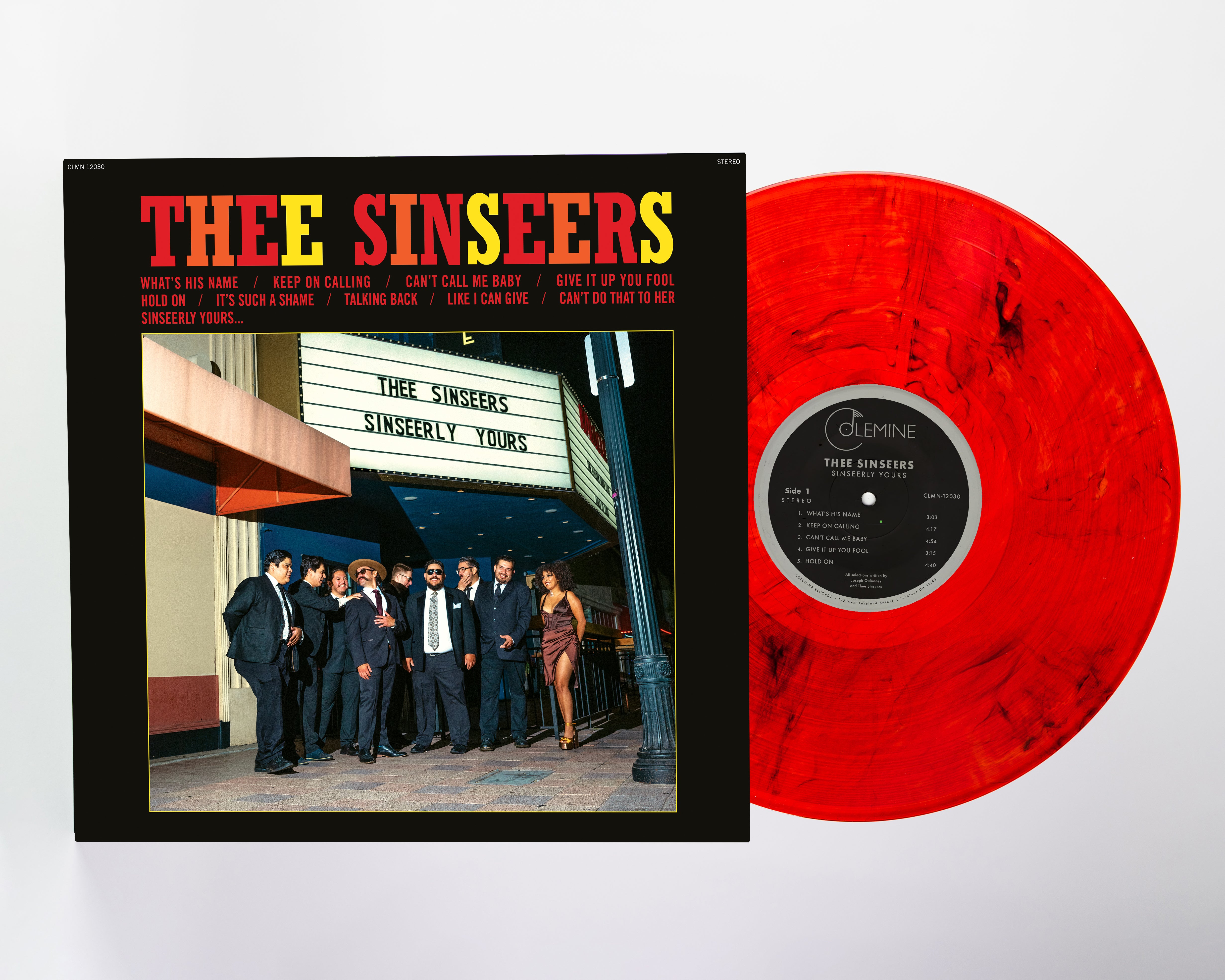 Thee Sinseers Sinseerly Yours vinyle LP jaune opaque soul
