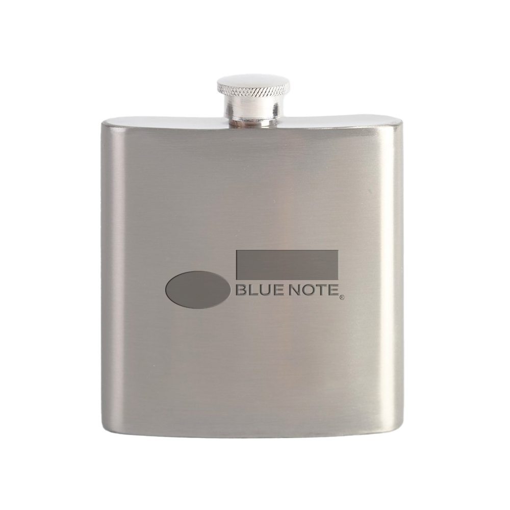 Blue Note Classic Square flasque inox 5oz logo gravé