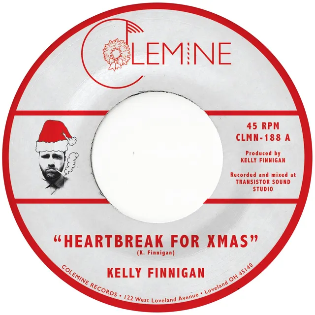 Kelly Finnigan Heartbreak For Christmas 45 tours vert