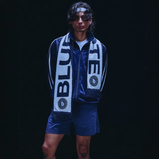 Blue Note Soccer Scarf écharpe supporter bleue acrylique