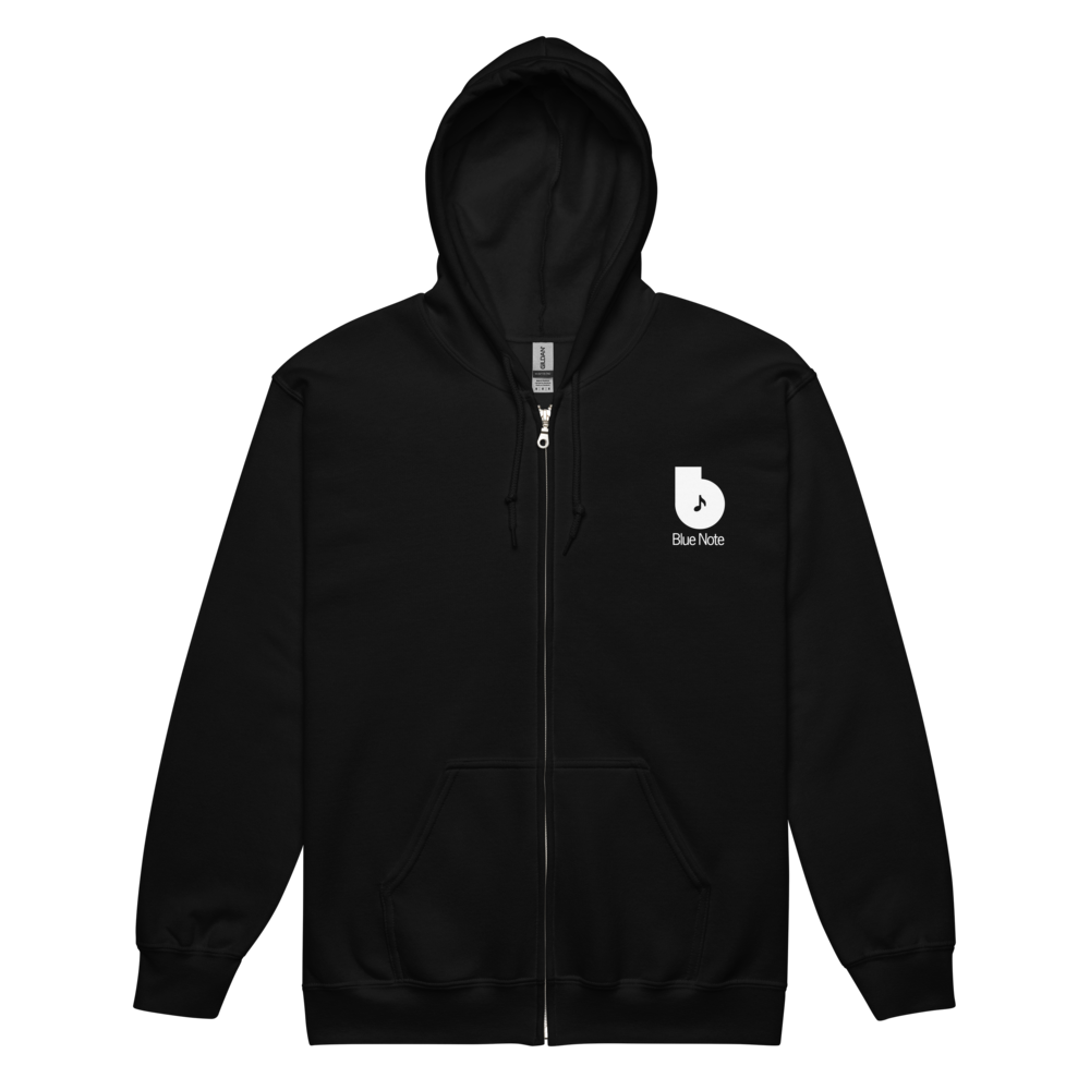 Blue Note B Logo sweat zip hoodie noir coton