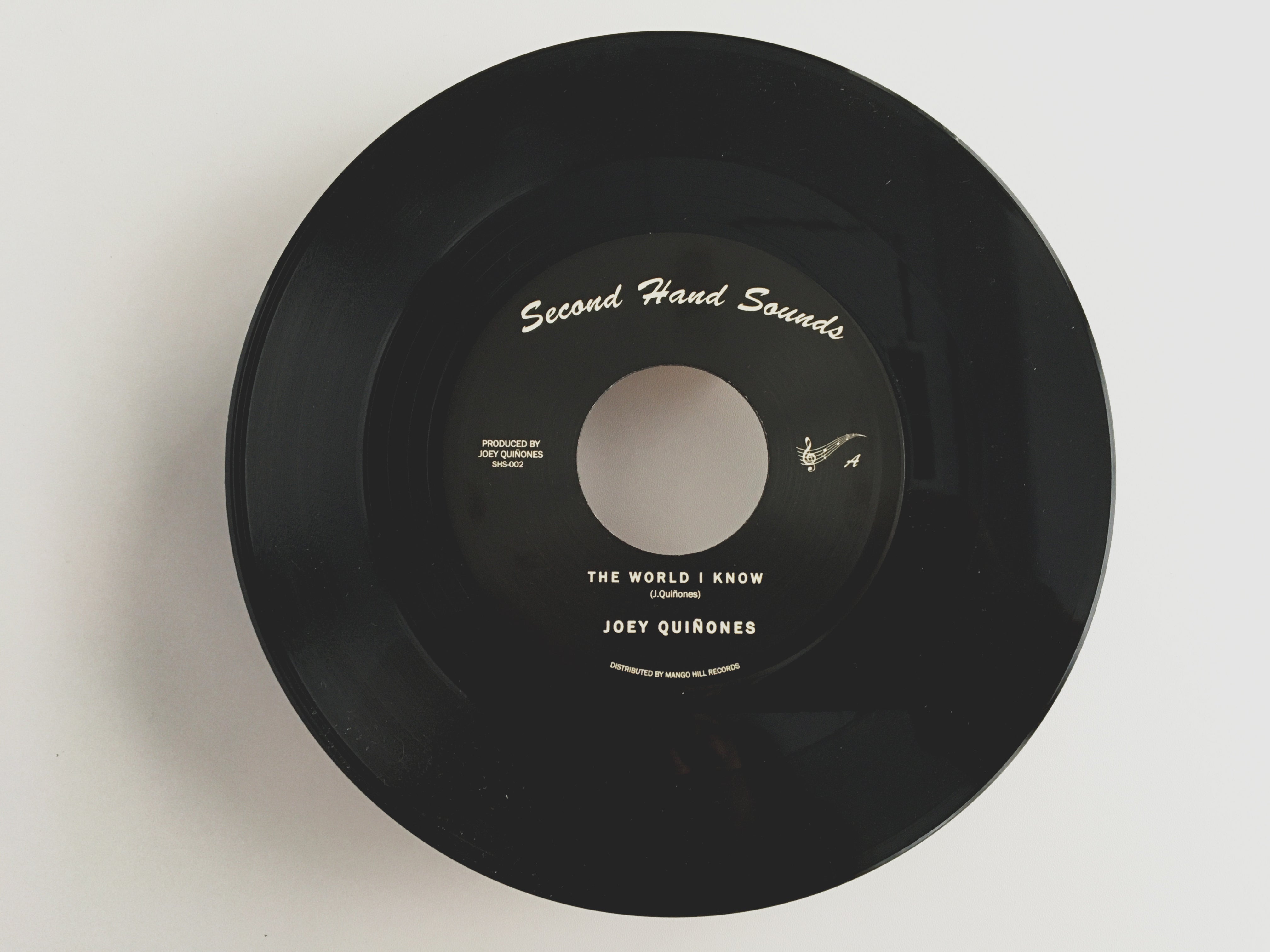 Joey Quiñones The World I Know 45 tours vinyle noir