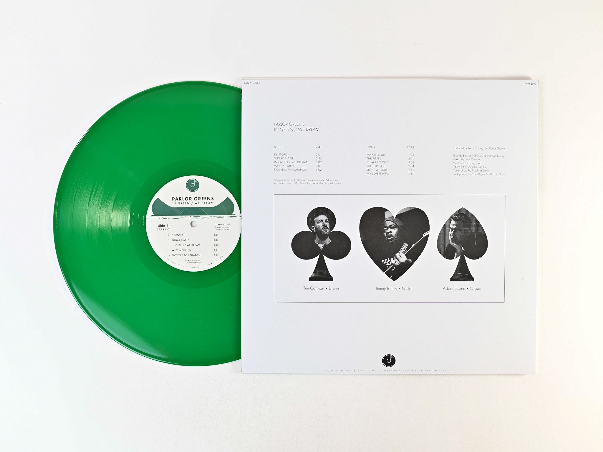 Parlor Greens In Green We Dream vinyle LP vert soul jazz