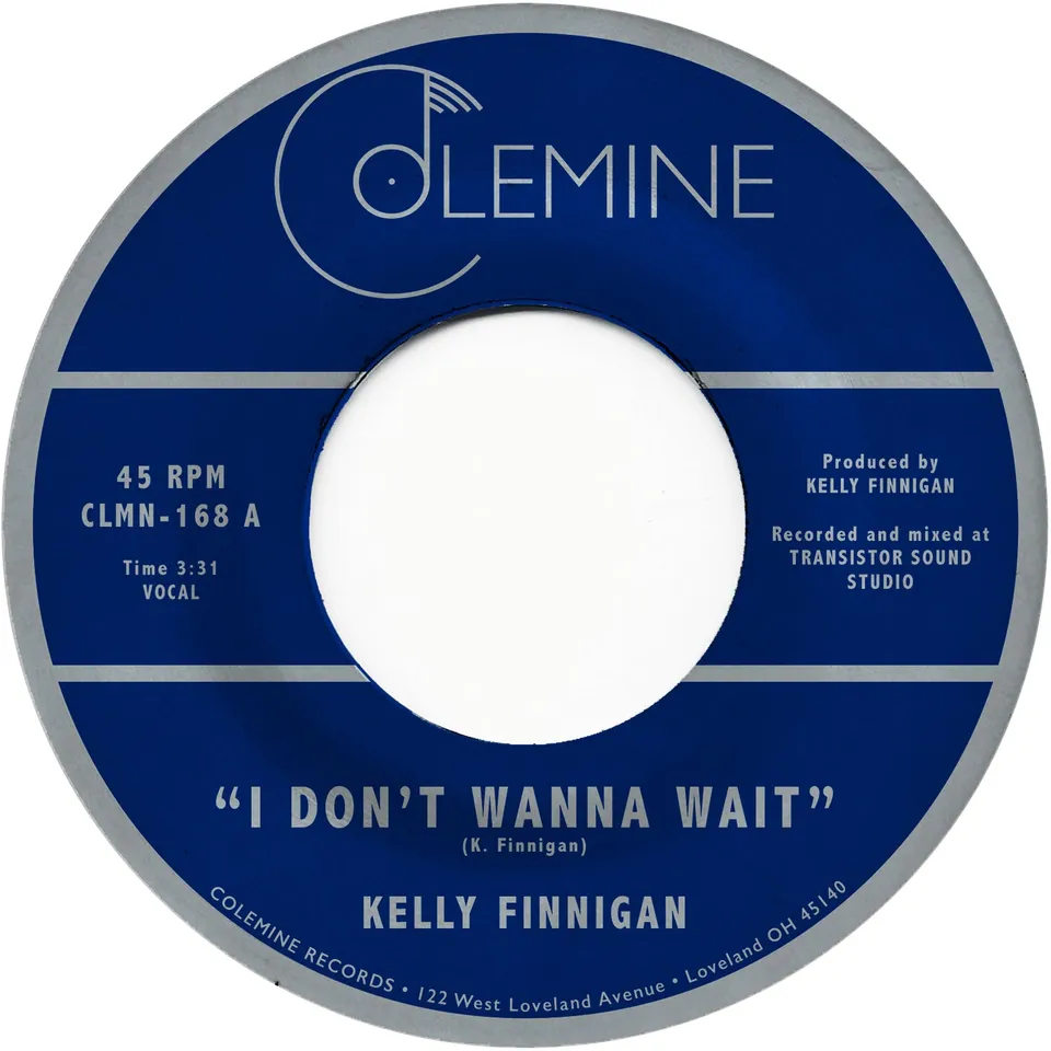 Kelly Finnigan I Don't Wanna Wait 45 tours vinyle noir soul