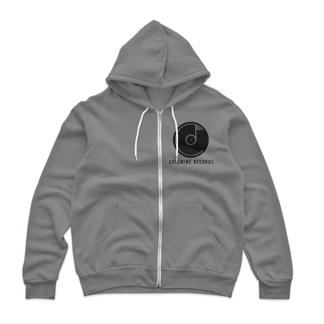 Colemine Logo Zip Hoodie sweat gris Large