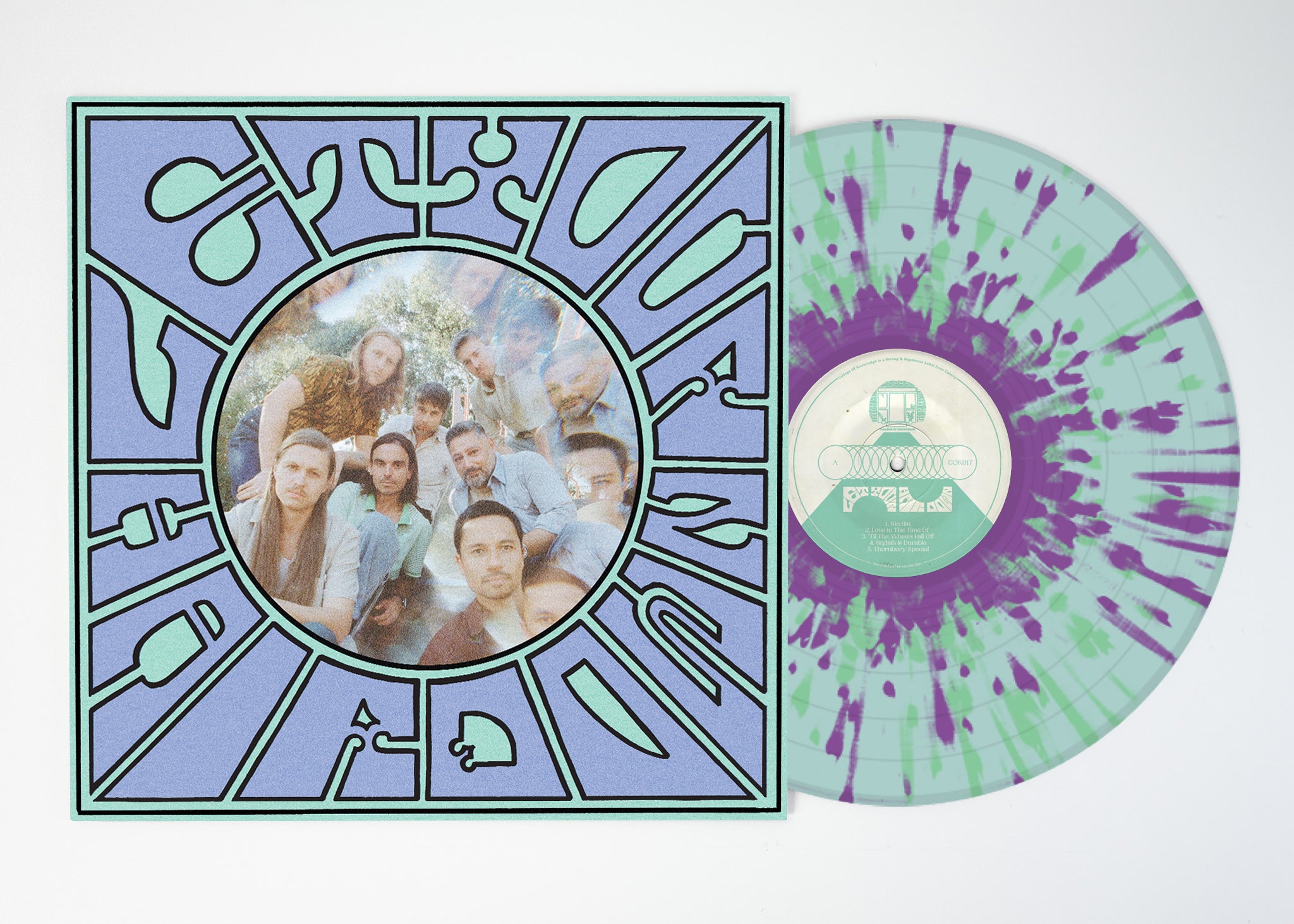 College of Knowledge Let Your Hair Down vinyle LP splatter funk soul