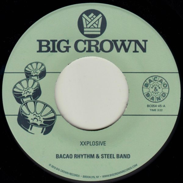 Bacao Rhythm & Steel Band Xxplosive 45 tours vinyle 7" Burn steel